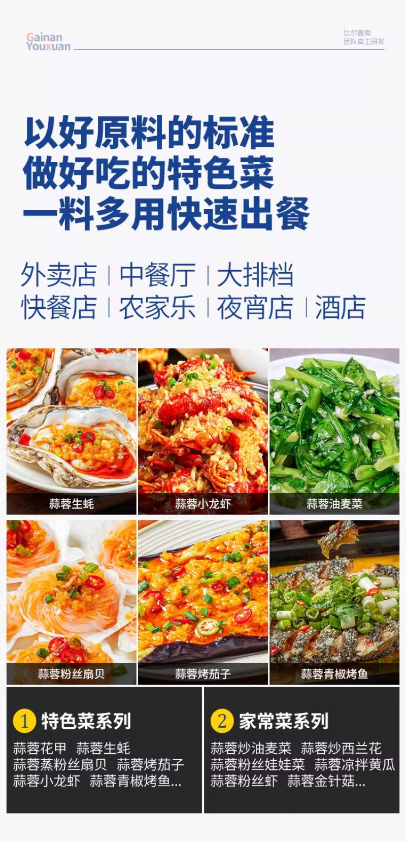 蒜蓉炒料200g/70袋/箱369.9元/箱