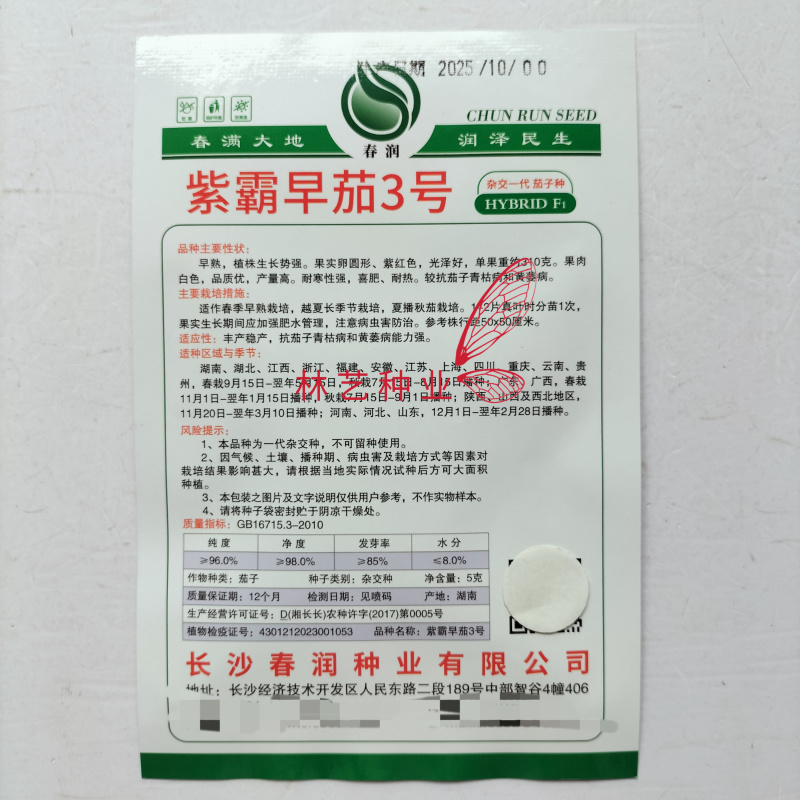 紫霸早茄3号茄子种子杂交早熟椭圆茄抗病耐热耐寒