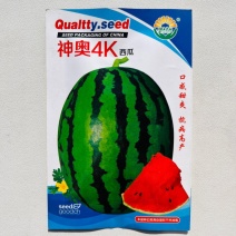 神奥4K西瓜种子糖度高薄皮抗病强西瓜种子耐低温座果多
