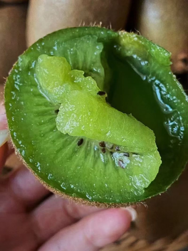 贵州修文贵长猕猴桃，9分甜1分酸，皮薄肉厚，软糯香甜还爆