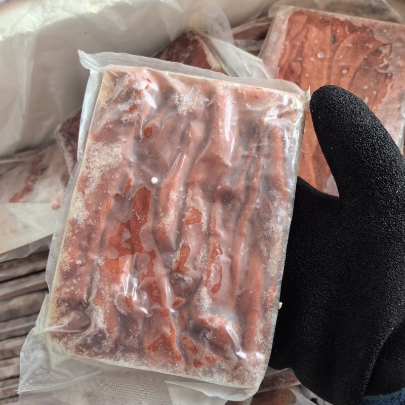 大连海肠新鲜海肠即食新鲜冷冻海肠皮子去头去尾去内脏海肠捞