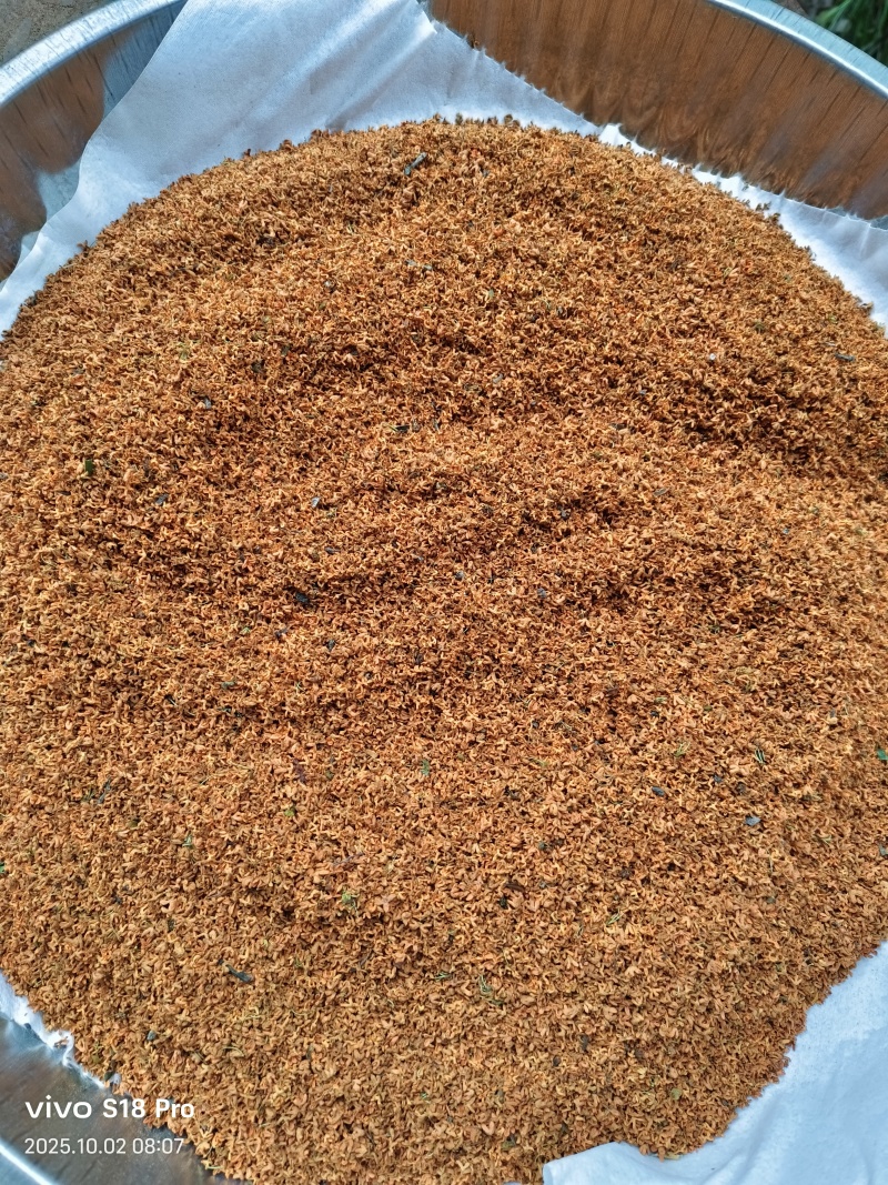 干桂花瓣干桂花红，大量上市质优价廉发货迅速欢迎选购干桂花