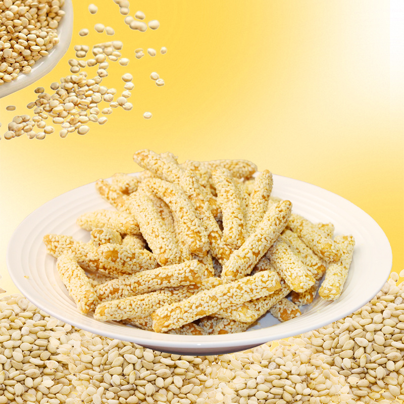 好养元铁棍山药芝麻条紫薯麻山药芝麻条多种口味地摊零食批发