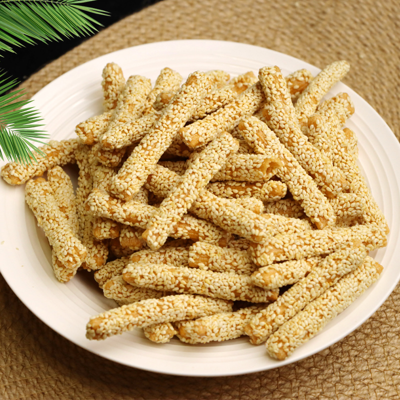 好养元铁棍山药芝麻条紫薯麻山药芝麻条多种口味地摊零食批发
