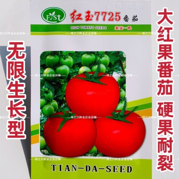 福斯特种苗番茄种子红玉7725大红果西红柿种籽苹果形硬果