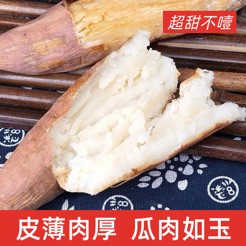 哈密薯白心红薯冰糖心蜜薯香甜无丝保质保量量大从优