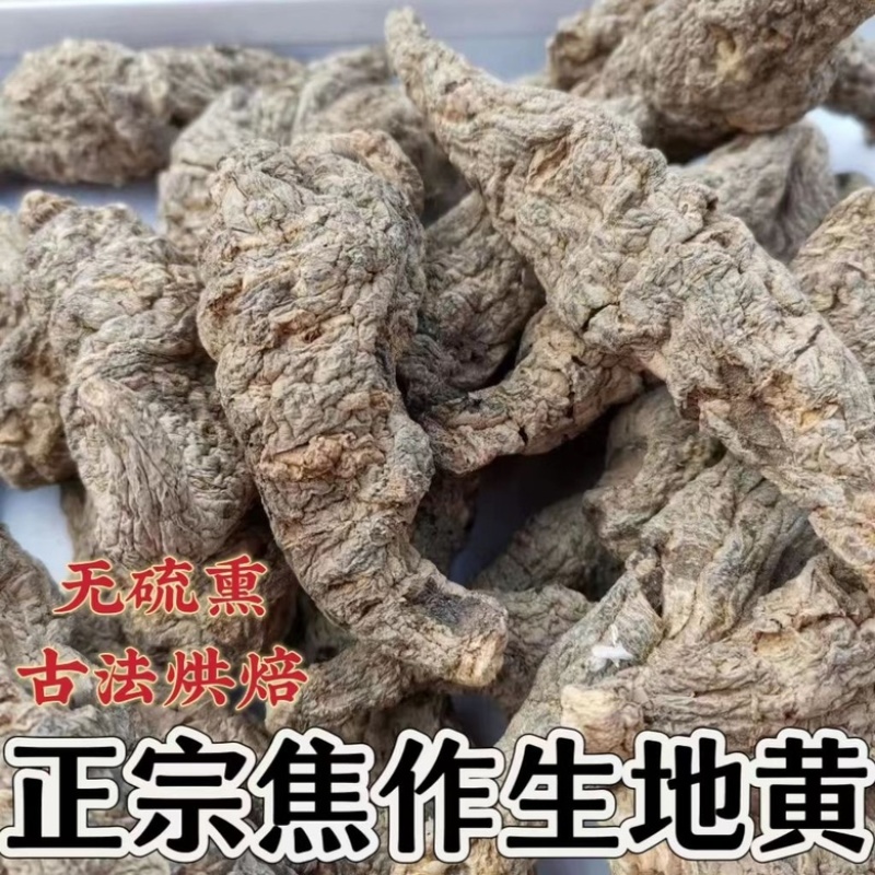 生地河南生地黄生地个保质保量中药材无硫熏生地个