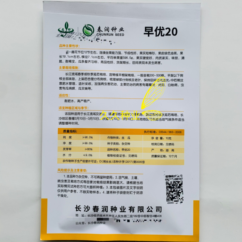 早优20丝瓜种子油亮绿皮短棒肉丝瓜种子味甜清脆短丝瓜种子