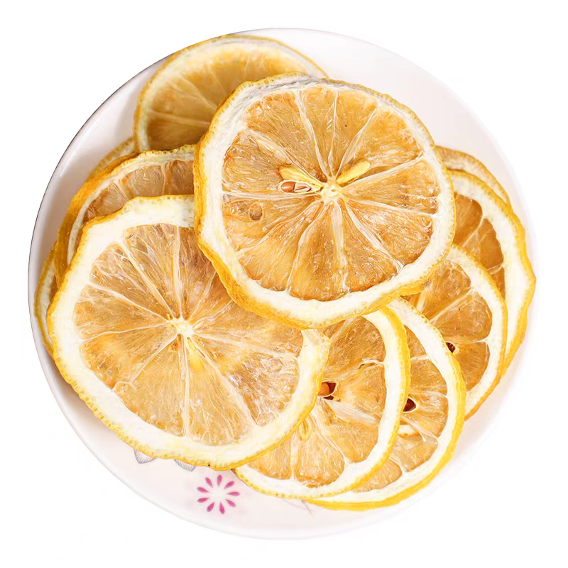 柠檬片柠檬干水果茶烘干柠檬