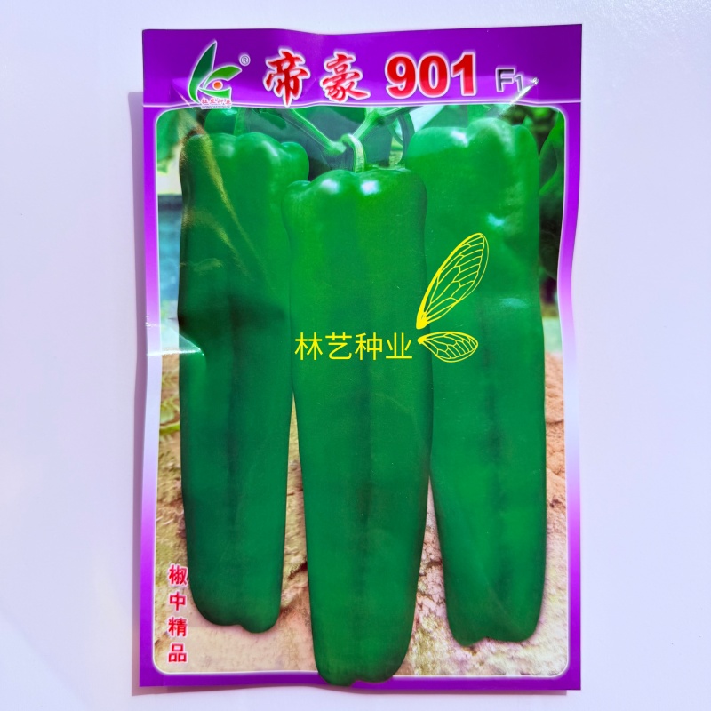 帝豪901辣椒种子早熟加长大果牛角椒种籽抗病春秋播蔬菜辣