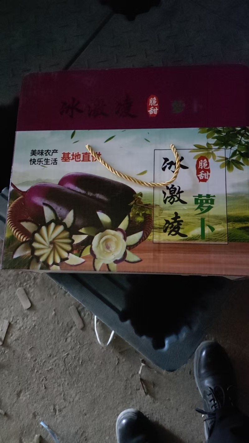 冰激凌萝卜礼盒装冰淇淋萝卜清脆爽口团购市场热卖水果萝卜