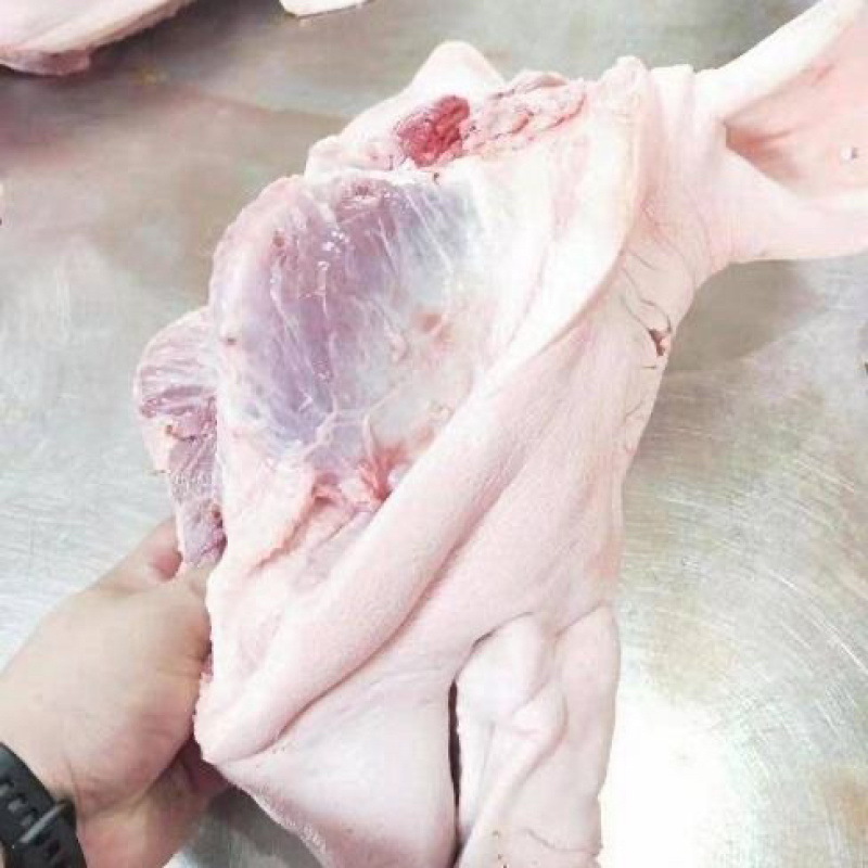 新鲜猪脸带耳朵/渝北区发货/大量有货/欢迎下单