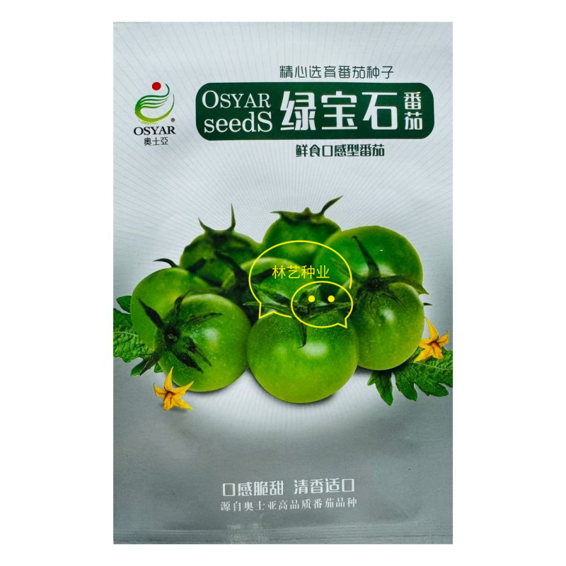 奥士亚绿宝石小番茄种子高糖口感型绿色贼不偷小樱桃西红柿