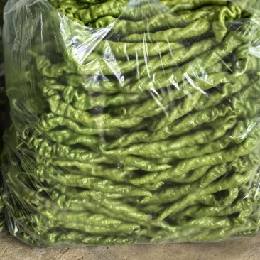 云南保山螺丝椒大量上市，品质好。8号线椒二荆条