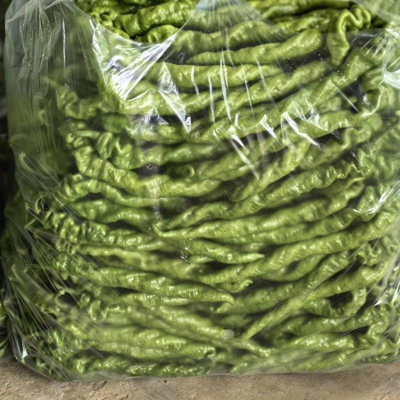 云南保山螺丝椒大量上市，品质好。8号线椒二荆条