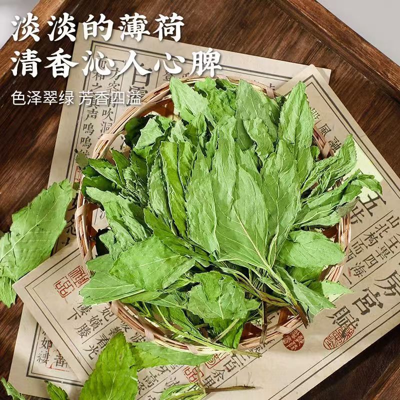 薄荷中药材新货头茬薄荷叶自然晾晒无硫道地药材