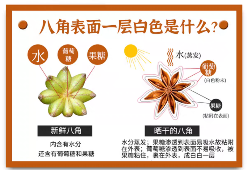 包邮）八角大料250克香料调料另售小茴香桂皮