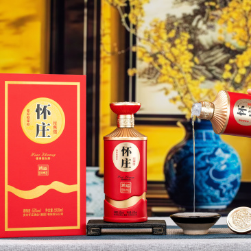 怀庄馆藏鸿运酱香型白酒53度500ml