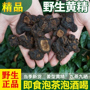 黄精野生黄精九蒸九晒干黄精规格齐全批发零售