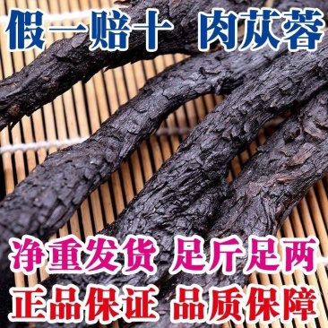 阿拉善野生肉苁蓉正品油苁蓉男性泡酒泡水整条切片软大芸