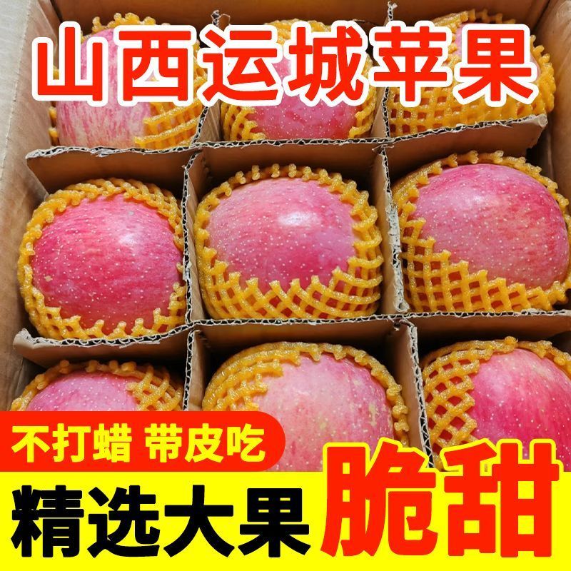 山西红富士苹果，产地一手货源，量大优惠脆甜多汁，欢迎合作