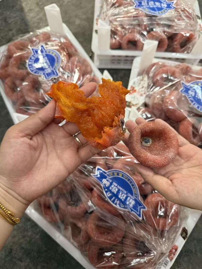 广西平乐柿饼品质好货圆饼吊柿饼源头工厂一件代发