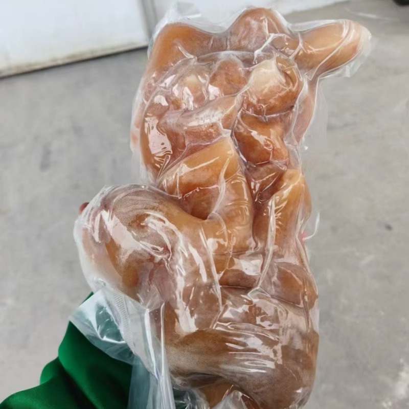 火烧去毛熟全去骨牛蹄带主筋