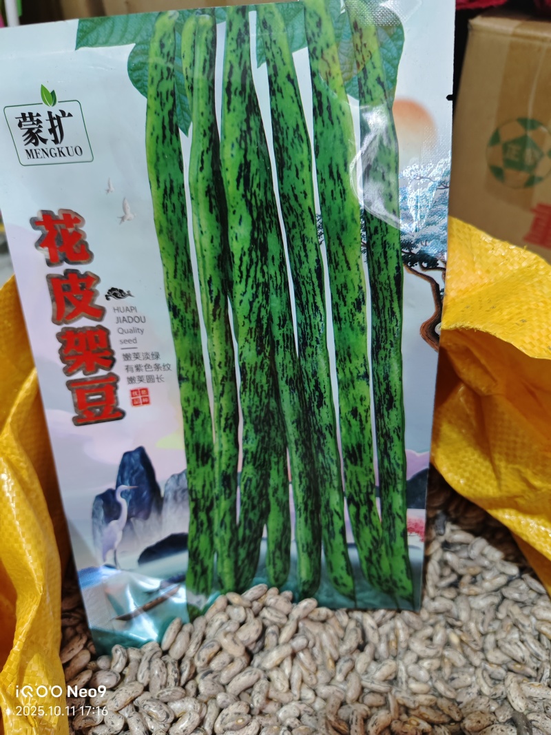 花皮四季豆种子，下锅软烂，口感好，50元1斤