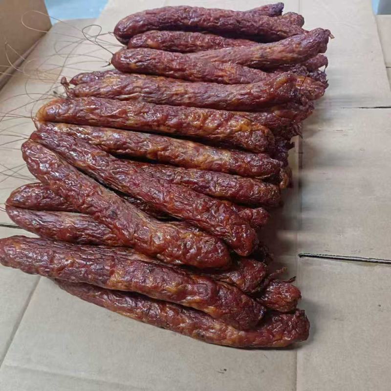 香肠烟熏香肠腊肠纯肉香肠切肉香肠无淀粉麻辣香肠五香香肠