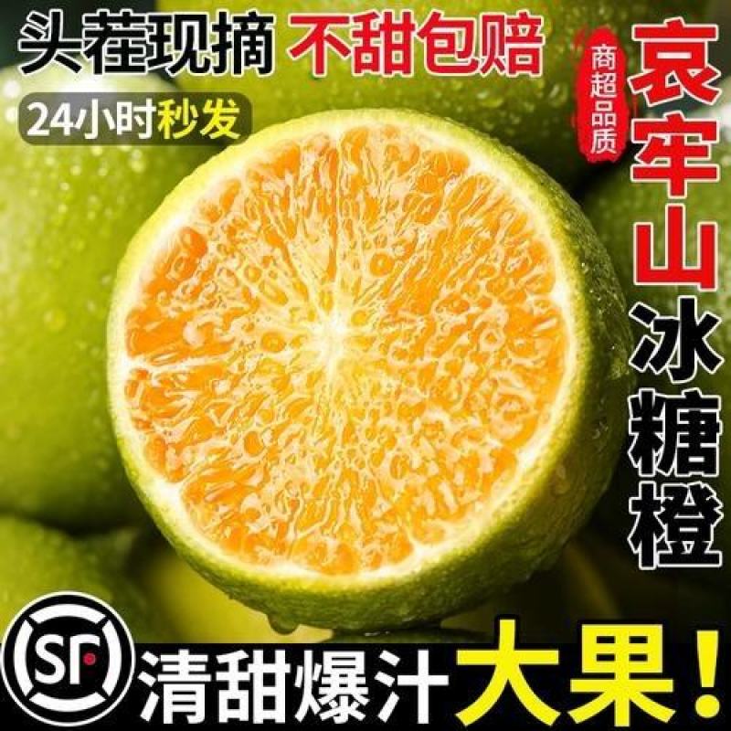 云南玉溪哀牢山冰糖橙9斤新鲜现摘孕妇水果整箱手剥青绿皮甜