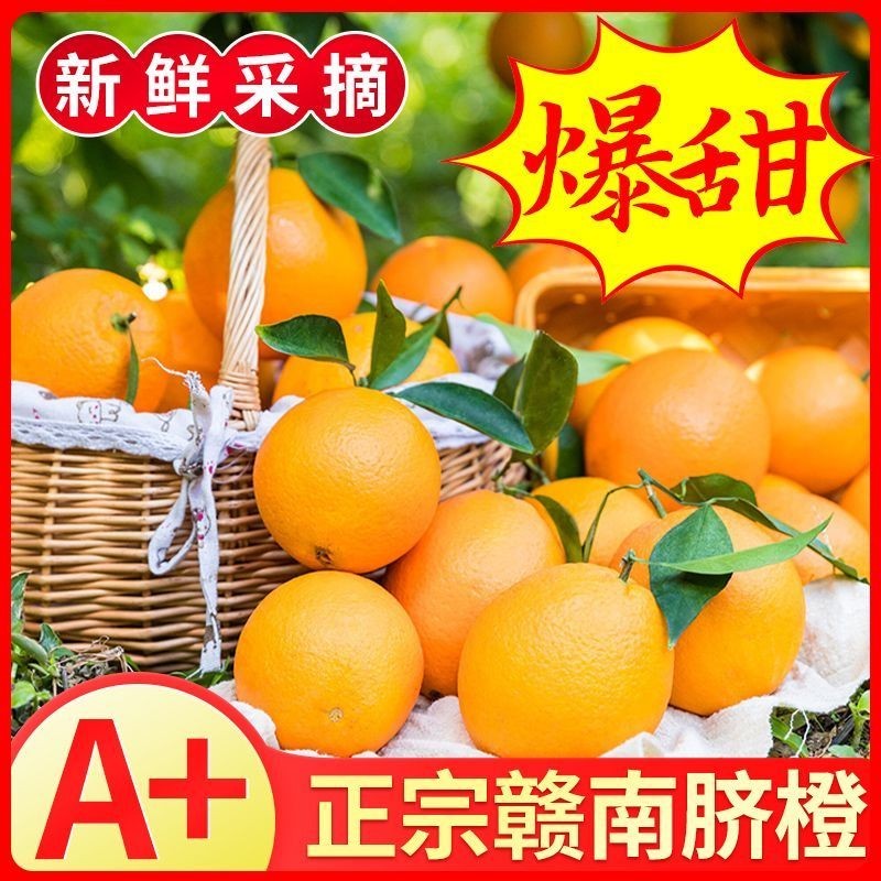赣南脐橙皮薄肉厚价格低质量好一件代发