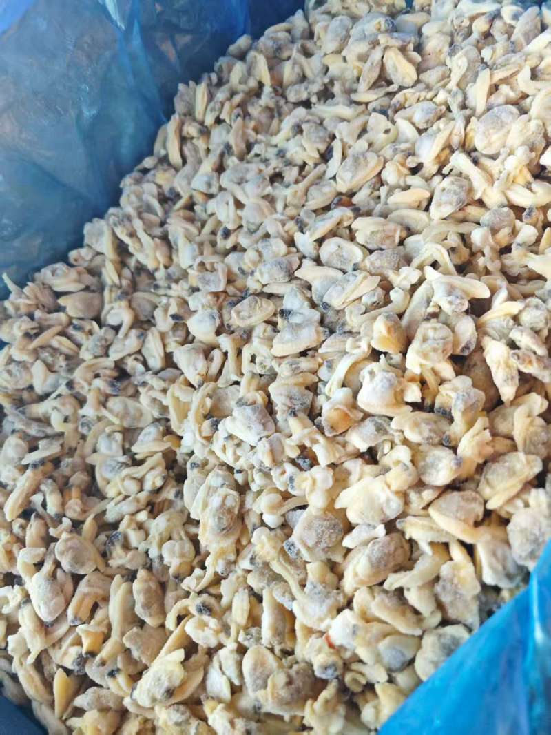花蛤肉饲料，大块花蛤肉，干净，品质好。价格便宜，货源稳定