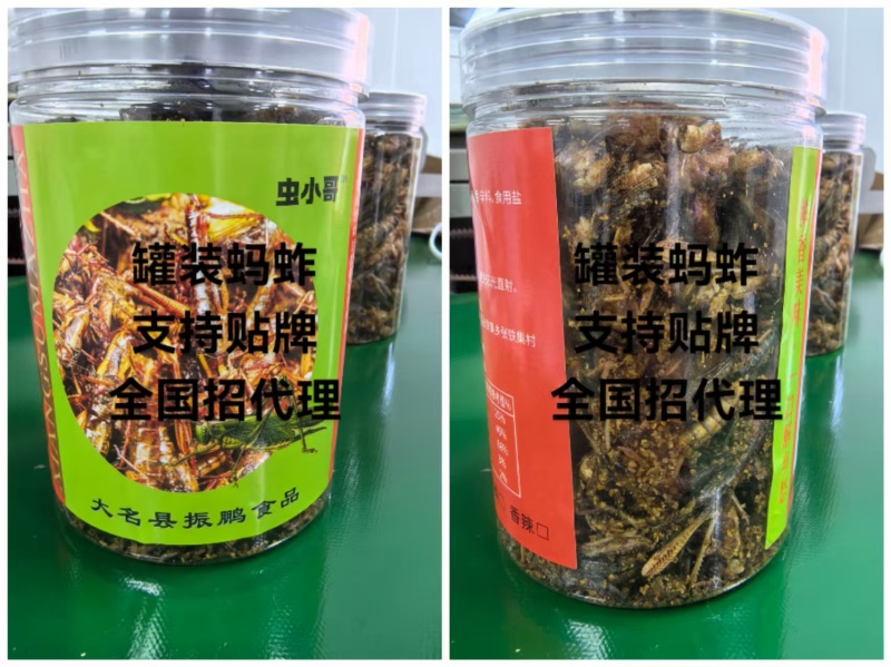 即食东亚飞蝗，酥脆，三种口味，随意选择！