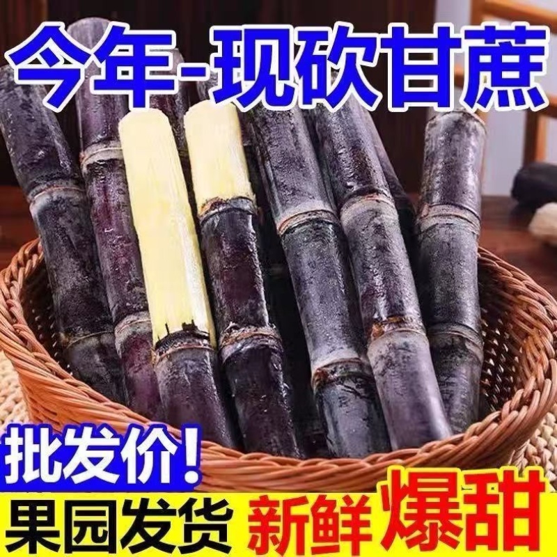 云南紫皮甘蔗（一件代发）