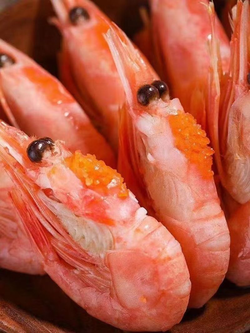 北极甜虾头籽甜虾少量规格齐全