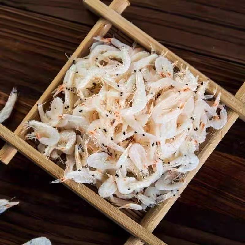 虾皮淡干虾皮虾皮干货罐装袋装即食海米虾米新鲜海产批发工厂
