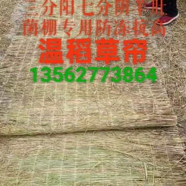 稻草苫草帘