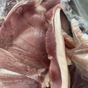 肥猪带皮后上肉