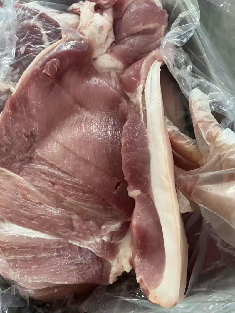 肥猪带皮后上肉
