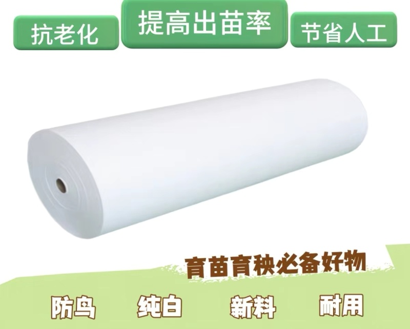 单层无纺布蔬菜保温布，蔬菜防寒布，尺寸可以定做