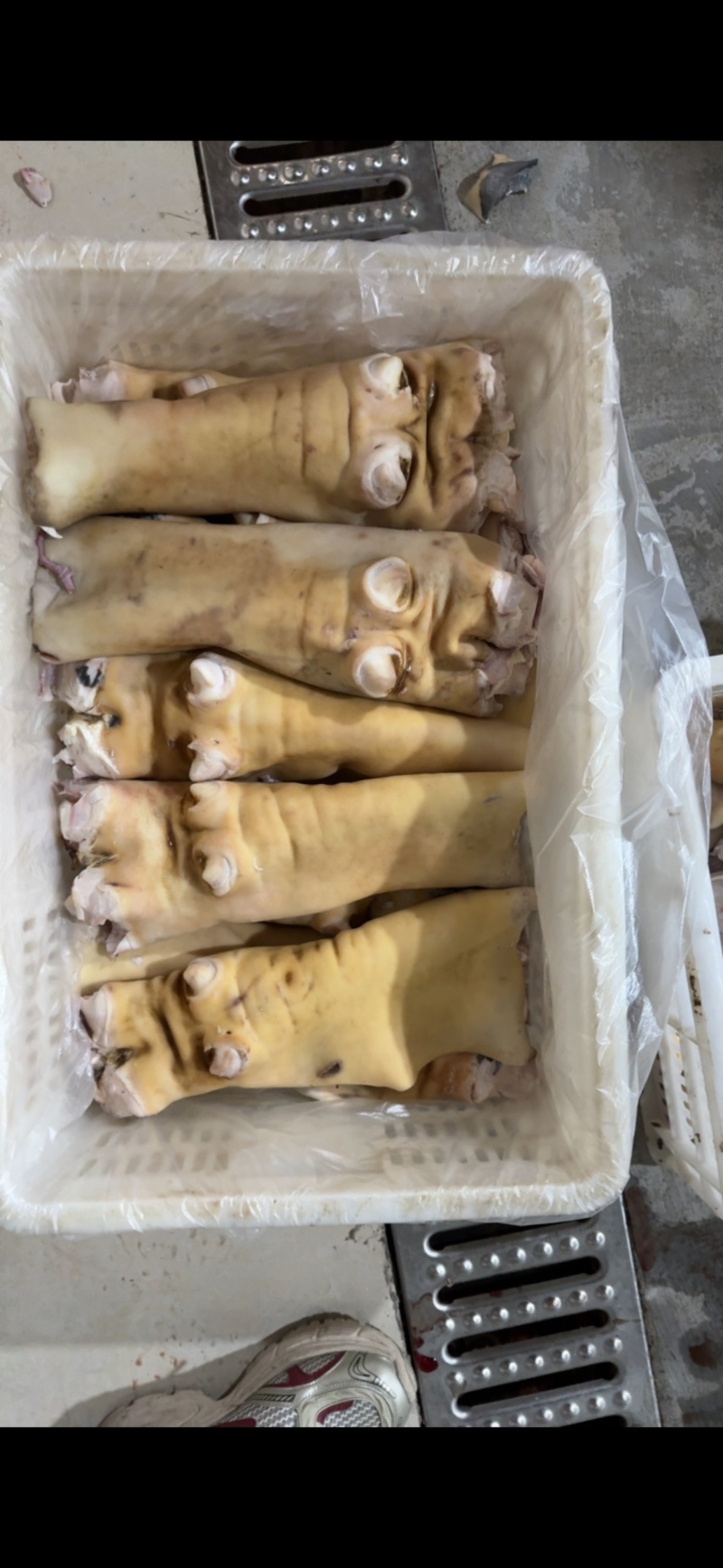 去骨火烧毛牛蹄