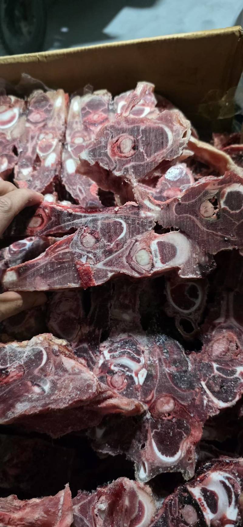 乳牛脊骨，开箱实拍。价格低。餐饮电商专用
