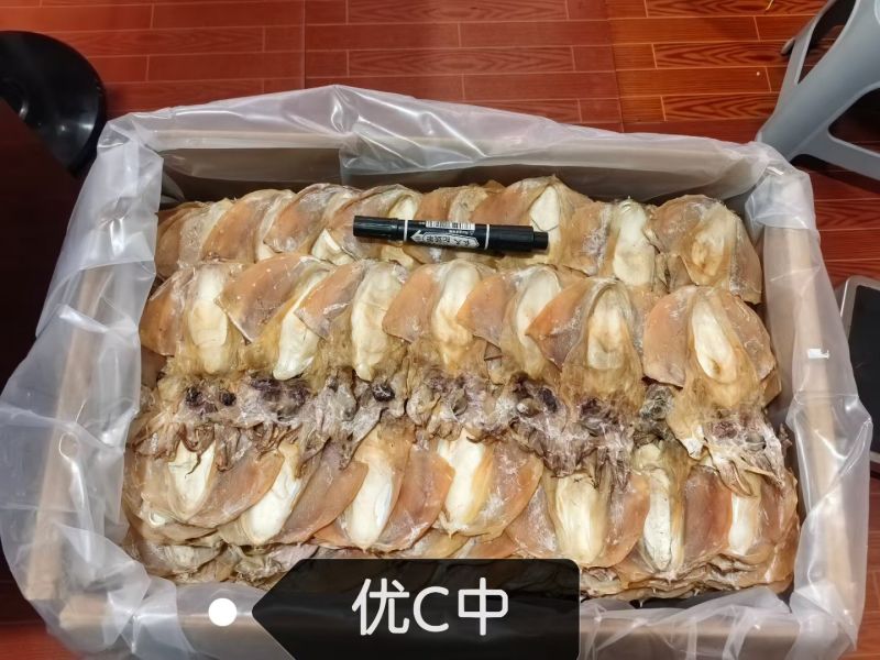 浙江东海本港墨鱼干，大量上市。