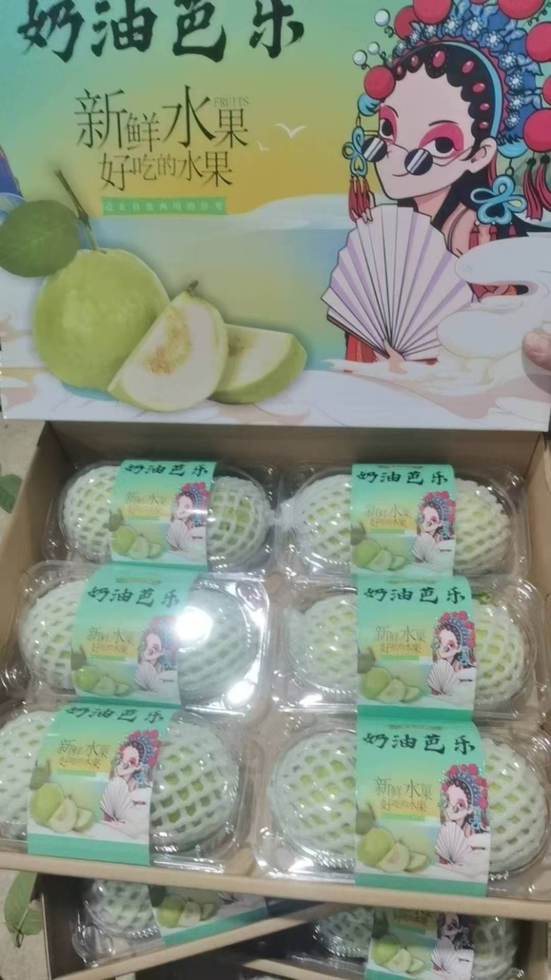 红心芭乐脆甜奶油都有支持产地代办整车直发供应批发市场