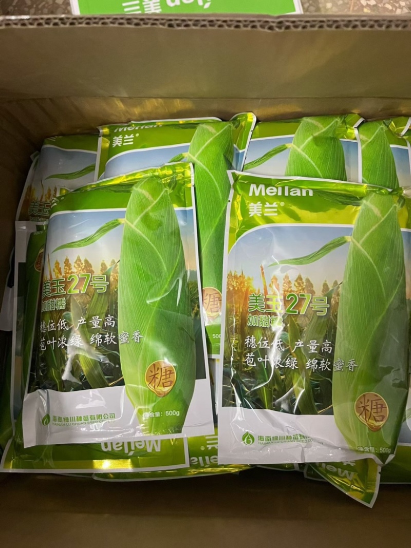 泰系太阳花广良甜23江甜033甜玉米产量高品质好，