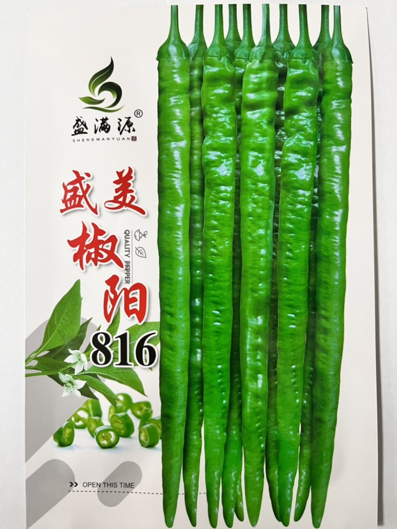 🔥基地专用保真辣椒线椒种子产量高品质佳盛美816