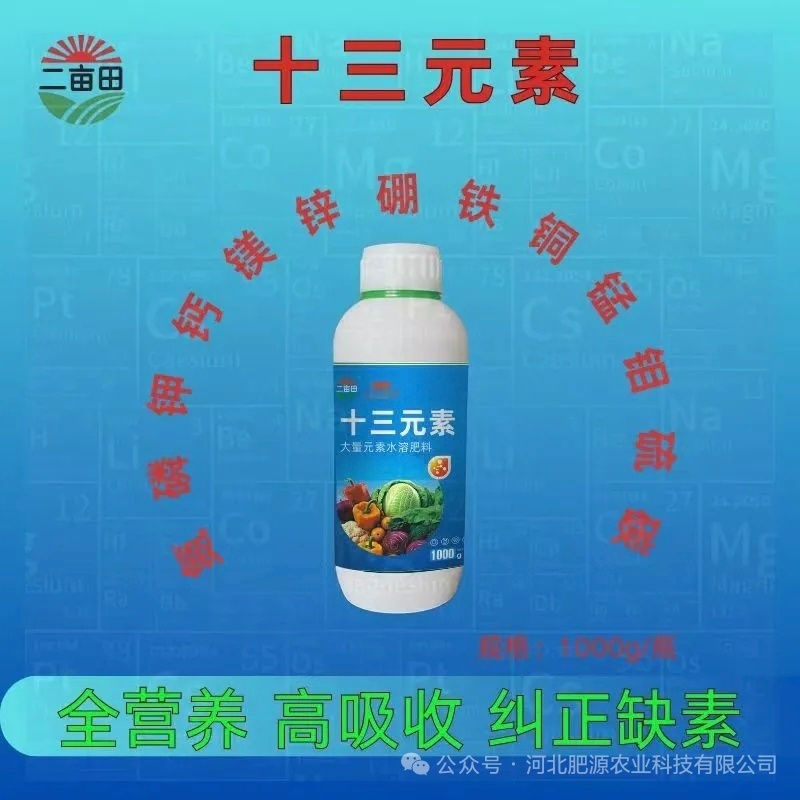 十三元素水溶肥营养全吸收快纠正缺素叶面喷施