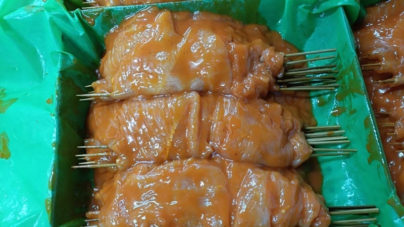 【咸猪肉】铁板里脊串60克/50克一箱300串