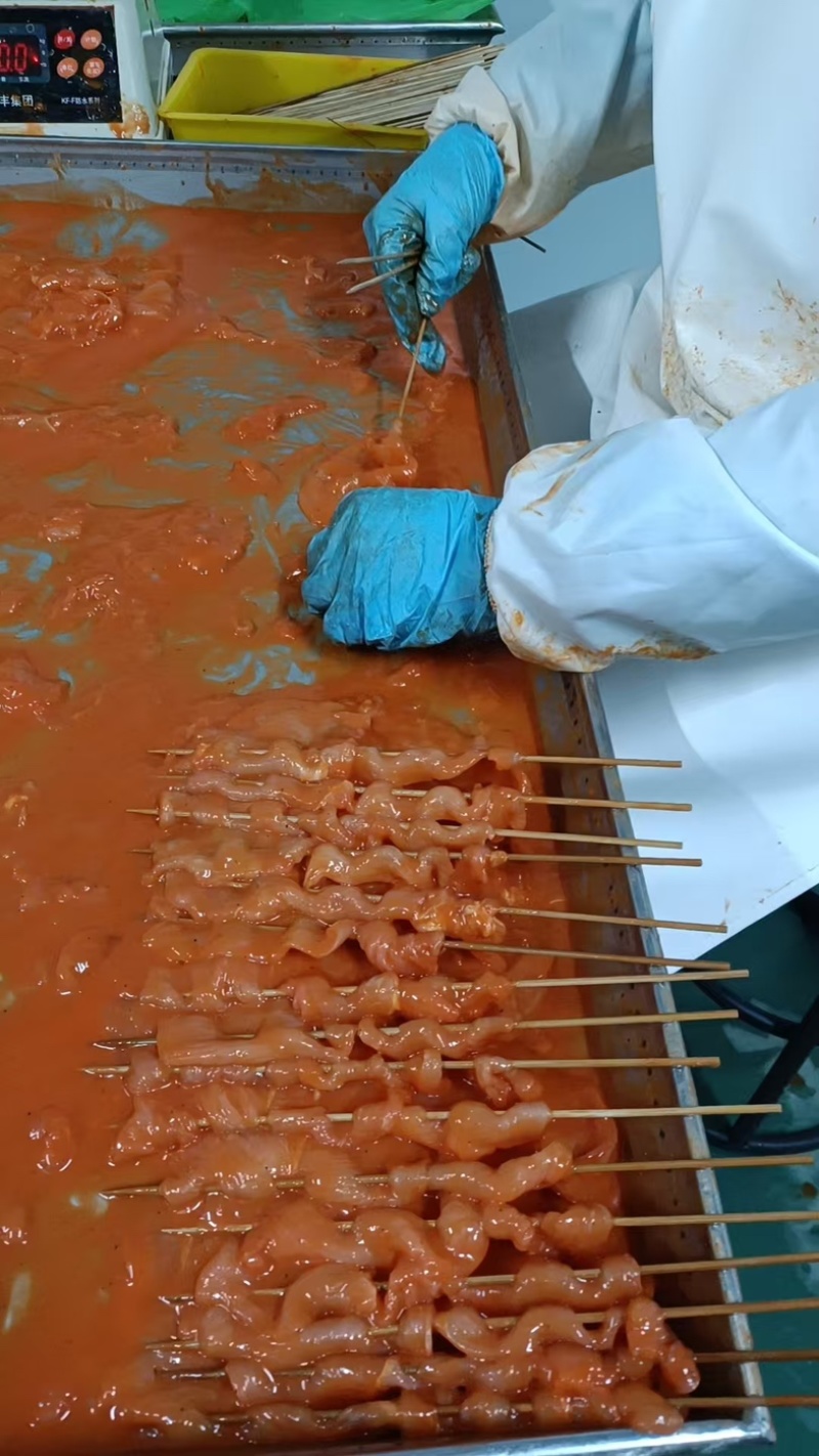 【咸猪肉】铁板里脊串60克/50克一箱300串