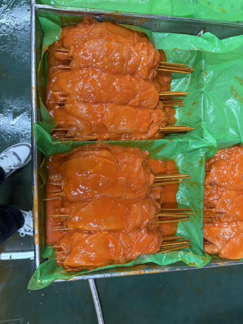 【咸猪肉】铁板里脊串60克/50克一箱300串
